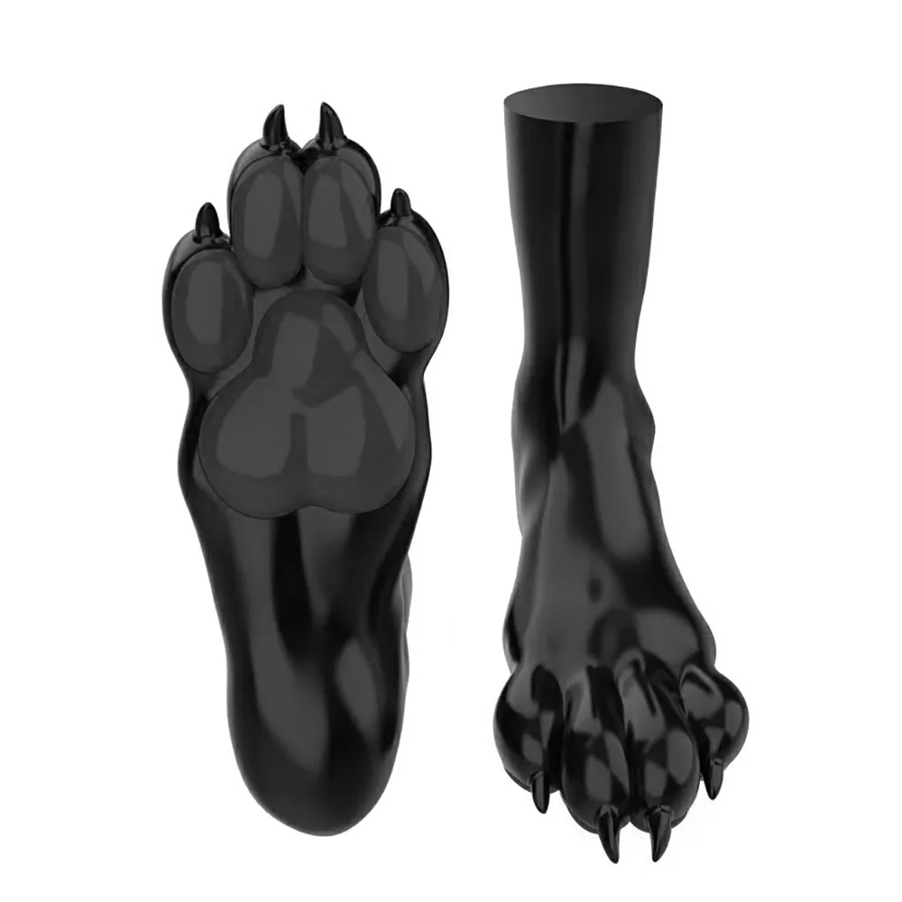 Silicone Furry Dog Feet – Basic version