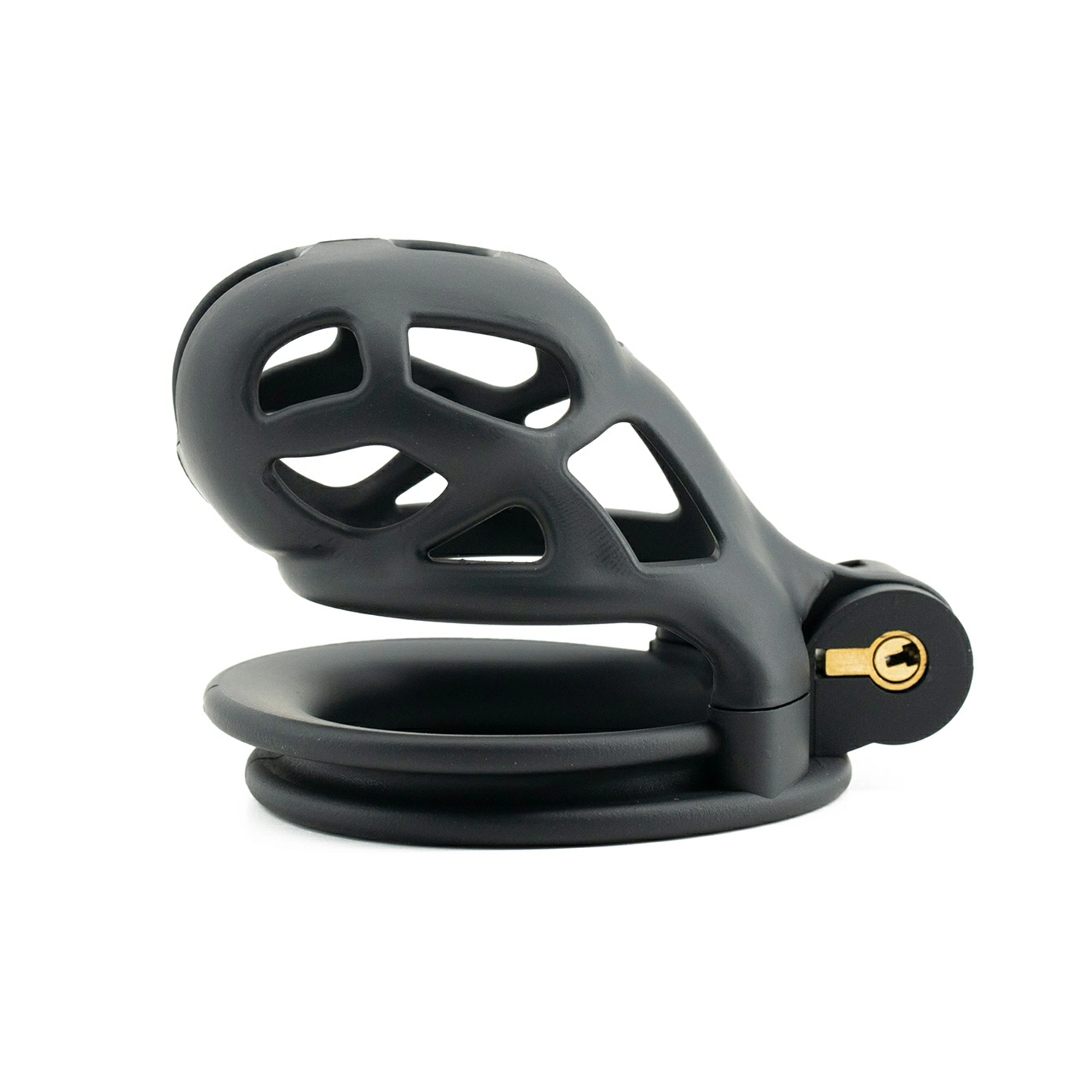 Cobra Chastity Cage Matte Finish Black -