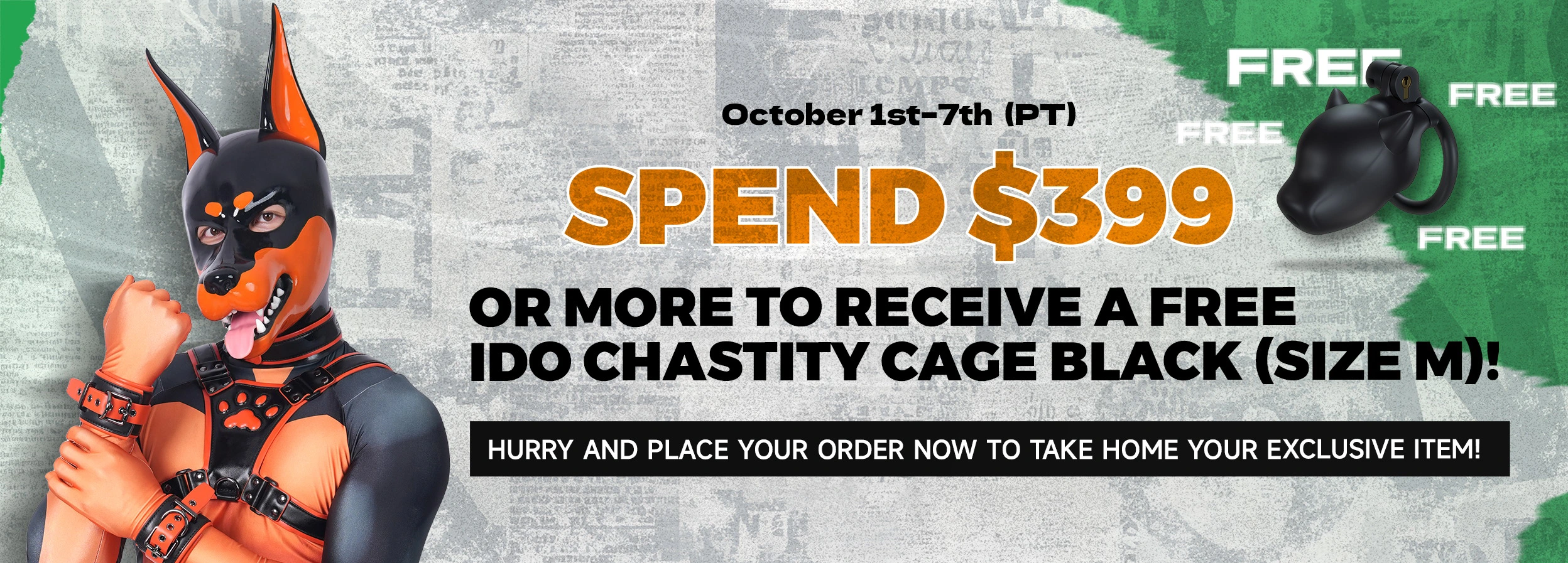 Free gift with qualifying spend