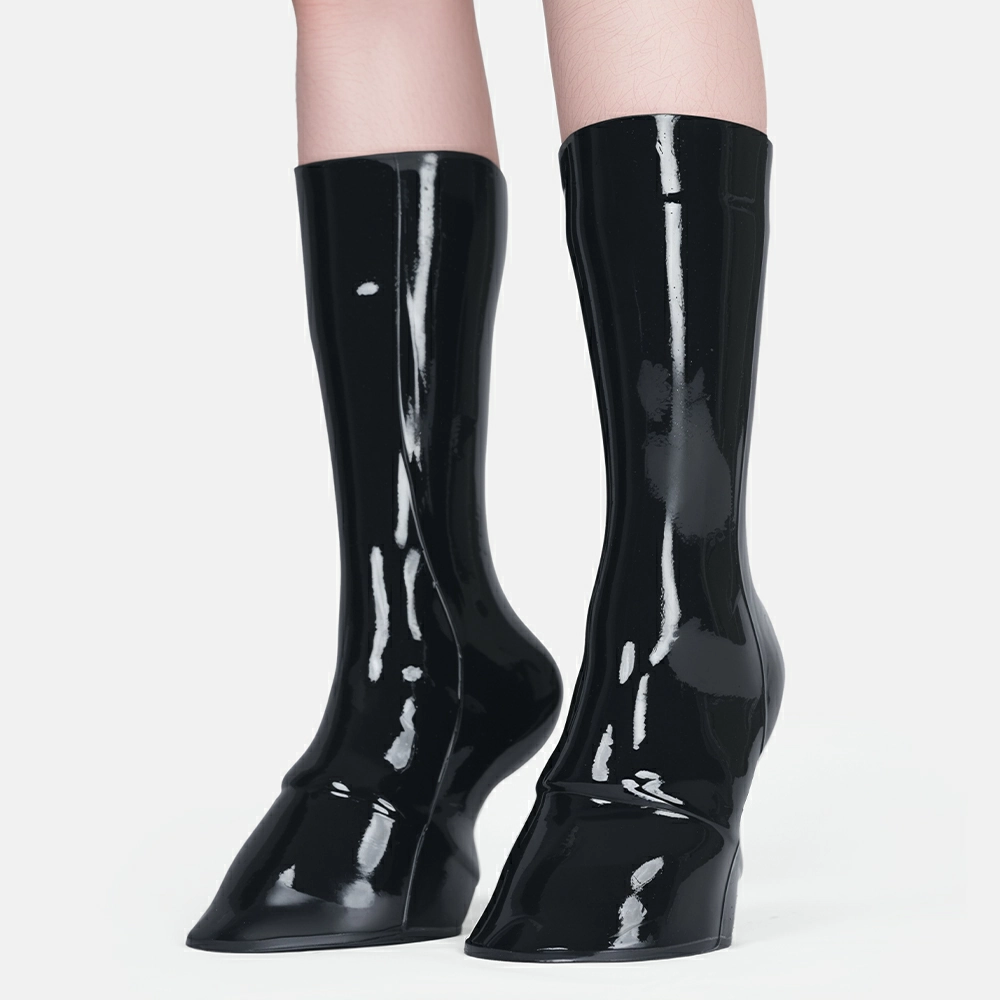 Silicone Black Horse Hooves