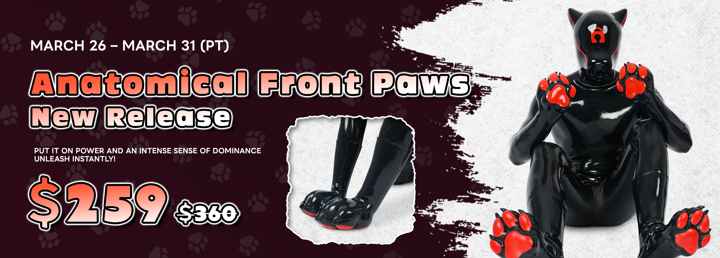 Anatomical Front Paws – New Release
