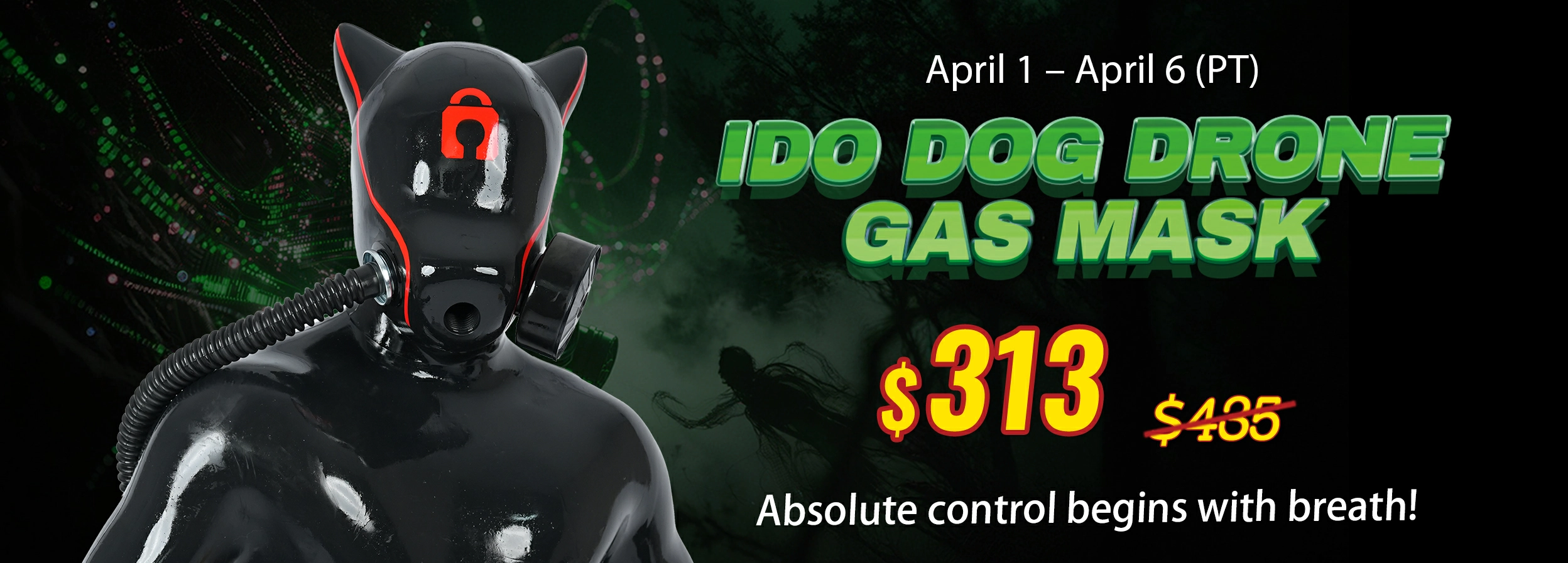 IDO Dog Drone Gas Mask–New Release